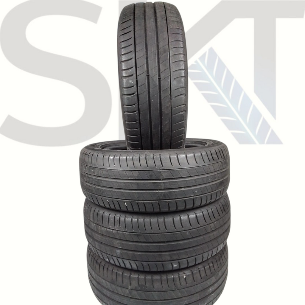SKT Tyres: Set of 4 Michelin Primacy 3 summer tires, size 215/60R17 96H, with silica compound for wet and dry grip.
